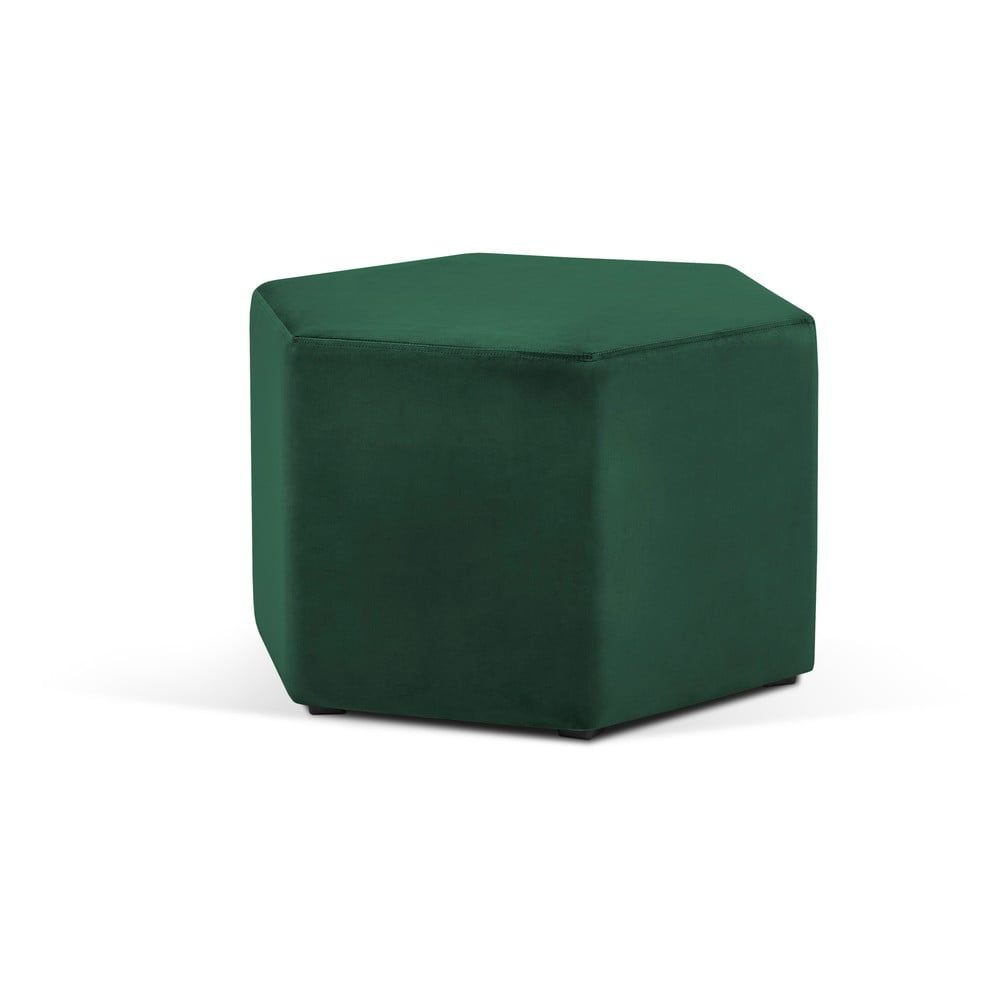 Fľaškovo zelený puf Milo Casa Marina, ⌀ 60 cm - Bonami.sk