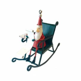 Vianočná závesná ozdoba G-Bork Santa in Rocking Chair Bonami.sk