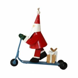 Vianočná závesná ozdoba G-Bork Santa on Scooter Bonami.sk