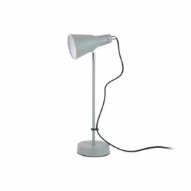 Sivozelená stolová lampa Leitmotiv Mini Cone, ø 16 cm