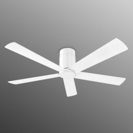 LEDS-C4 Jasne navrhnutý stropný ventilátor Rodas – biely