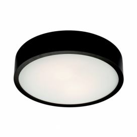 Čierne kruhové stropné svietidlo Lamkur Plafond, ø 37 cm