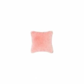 Ružový vankúš Tiseco Home Studio Fluffy, 45 × 45 cm