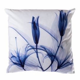 Vankúš JAHU Blue Tulip, 45 x 45 cm