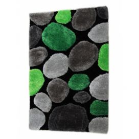 Koberec Pebble Typ 1 120x180 cm - zelená / sivá / čierna nabbi.sk