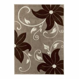 Béžovo-hnedý koberec Think Rugs Verona, 120 × 170 cm