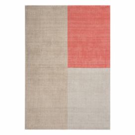 Béžovo-ružový koberec Asiatic Carpets Blox, 120 x 170 cm Bonami.sk