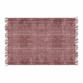 Červený bavlnený koberec PT LIVING Washed, 140 × 200 cm Bonami.sk