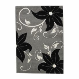 Čierno-sivý koberec Think Rugs Verona, 60 × 120 cm