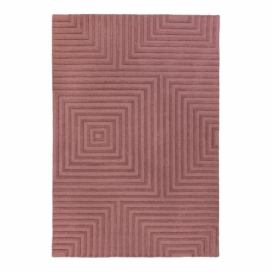 Fialový vlnený koberec Flair Rugs Estela, 160 x 230 cm Bonami.sk