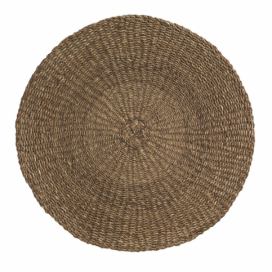 Hnedý koberec z morských rias Geese Rustico Natura, ⌀ 100 cm Bonami.sk