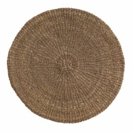 Hnedý koberec z morských rias Geese Rustico Natura, ⌀ 120 cm Bonami.sk