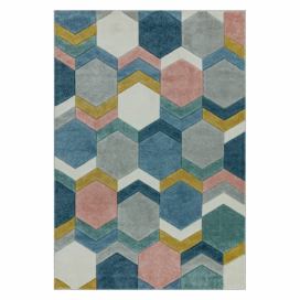 Koberec Asiatic Carpets Hexagon Multi, 120 x 170 cm