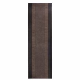 Koberec Basic, 80x250 cm, hnedý
