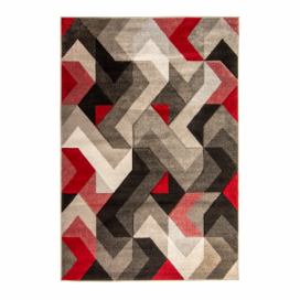 Červeno-sivý koberec Flair Rugs Aurora, 120 × 170 cm Bonami.sk