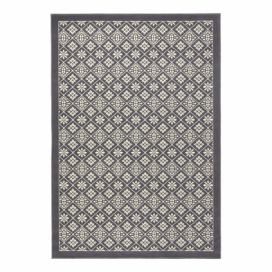 Sivo-biely koberec Hanse Home Gloria Tile, 80 x 300 cm