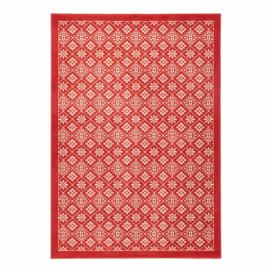 Červený koberec Hanse Home Gloria Tile, 80 x 150 cm Bonami.sk