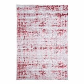 Červeno-sivý koberec Floorita Abstract Grey Burgundy, 80 × 150 cm Bonami.sk