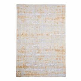 Sivo-žltý koberec Floorita Abstract Grey Ochre, 80 × 150 cm Bonami.sk
