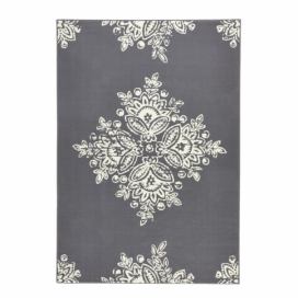 Sivo-biely koberec Hanse Home Gloria Blossom, 80 × 150 cm Bonami.sk