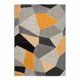 Oranžovo-sivý koberec Universal Gladys Sarr, 60 x 120 cm