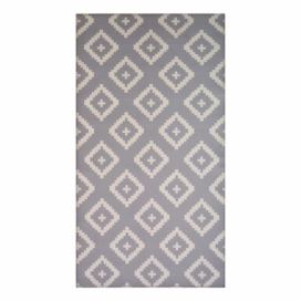 Sivý koberec Vitaus Geo Winston, 50 × 80 cm Bonami.sk