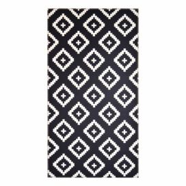 Čierno-biely koberec Vitaus Geo Winston, 80 x 150 cm Bonami.sk