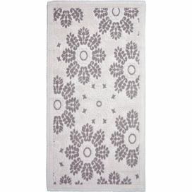 Sivobéžový bavlnený koberec Vitaus Papatya, 100 × 150 cm Bonami.sk