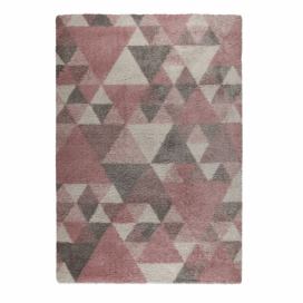 Ružovo-sivý koberec Flair Rugs Nuru, 80 × 150 cm Bonami.sk