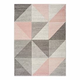 Ružovo-sivý koberec Universal Retudo Naia, 80 × 150 cm Bonami.sk