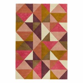 Ružový koberec Asiatic Carpets Kite Pink Multi, 160 x 230 cm
