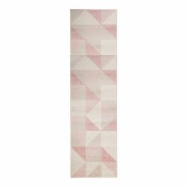 Ružový koberec Flair Rugs Urban Triangle, 60 x 220 cm Bonami.sk
