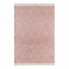 Ružový koberec Mint Rugs Jade, 80 x 150 cm