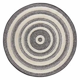 Sivo-biely koberec Mint Rugs Handira Circle, ⌀ 160 cm Bonami.sk