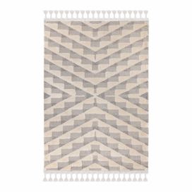 Sivo-krémový koberec Flair Rugs Hampton, 80 x 150 cm
