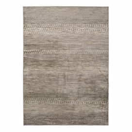 Sivý koberec z viskózy Universal Belga Beigriss, 70 x 220 cm
