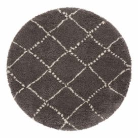 Sivý koberec Mint Rugs Hash, ⌀ 120 cm Bonami.sk