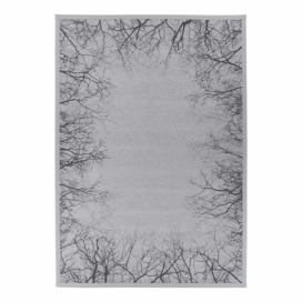 Sivý obojstranný koberec Narma Pulse Silver, 80 x 250 cm Bonami.sk