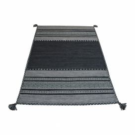 Tmavosivý bavlnený koberec Webtappeti Antique Kilim, 160 x 230 cm Bonami.sk