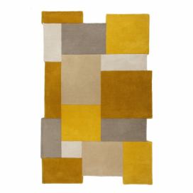Žlto-béžový vlnený koberec Flair Rugs Collage, 150 x 240 cm Bonami.sk