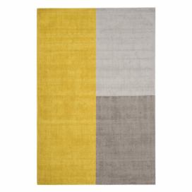 Žlto-sivý koberec Asiatic Carpets Blox, 160 x 230 cm Bonami.sk