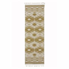 Žltý koberec Asiatic Carpets Taza, 80 x 240 cm Bonami.sk