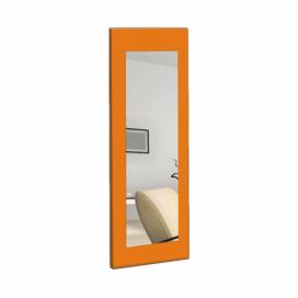 Nástenné zrkadlo s oranžovým rámom Oyo Concept Chiva, 40 x 120 cm Bonami.sk