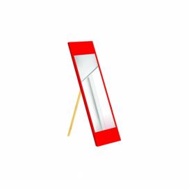 Stojacie zrkadlo s červeným rámom Oyo Concept, 35 x 140 cm