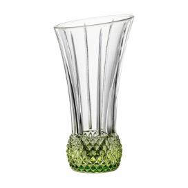 Súprava 2 váz z krištáľového skla Nachtmann Spring Lime, výška 13,6 cm