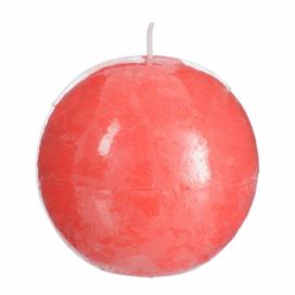 Ružová sviečka J-Line Ball