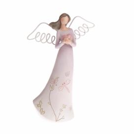 Dekoratívna soška Dakls Anjel, výška 21 cm