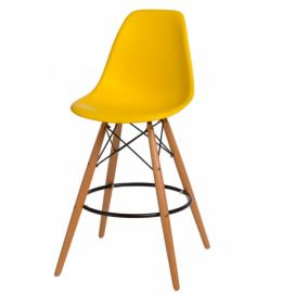  Barová stolička P016V PP žltá