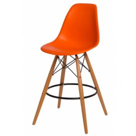  Barová stolička P016V PP oranžová