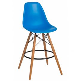  Barová stolička P016V PP modrá